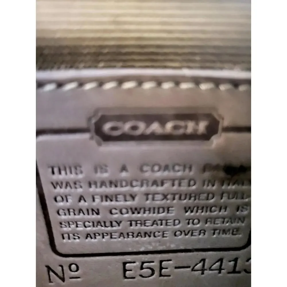 Vintage Coach Madison Collection Gracie Bag With (Bonus Set) in Graphite 4413 - Picture 10 of 17